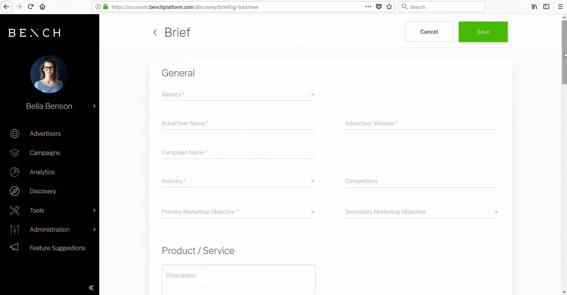 Bench Briefing Tool