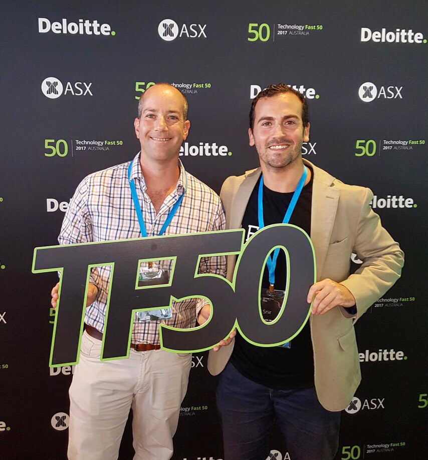 Bench's Shai Luft and Gil Snir at Deloitte Fast 50 Awards